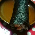 まぶたん's cooksnap of when they made 定番～田舎の巻き寿司（節分に恵方巻き）.
