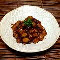 ｺｺﾁﾝ's cooksnap of when they made ゴハンがすすむ♪揚げ大豆の甘辛煮.