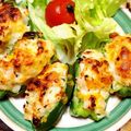 かぁクック's cooksnap of when they made ピーマンカップのささみチーズ焼き.