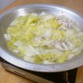ライ柴's cooksnap of when they made 鶏がらスープで白菜大量消費鍋。。。　.