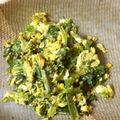 chocooR's cooksnap of when they made ほうれん草のアンチョビたまごとじ.