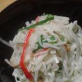 amanusa's cooksnap of when they made シソが爽やか♪大根カニかまサラダ.