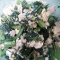 食いしん坊な親子's cooksnap of when they made ♪ごはんがすすむ♪ ツナ＆春菊の卵炒め.