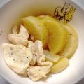 butakushi's cooksnap of when they made クレイジーソルトだけ！大根と鶏肉の洋風煮.