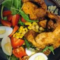 Lake☆Erie's cooksnap of when they made 市販の又は残り物唐揚げDE唐揚げサラダ.