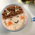 はくりんりん's cooksnap of when they made ＊節分に☆可愛い鬼さんの納豆ごはん＊.