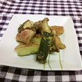龍青空ママ's cooksnap of when they made ズッキーニとエリンギのかりかりチーズ♪.