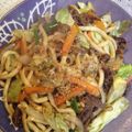 tmkar's cooksnap of when they made 夜食◎昆布だし 焼きうどん.