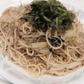 mi3chi1ko5's cooksnap of when they made 大葉としらすと梅の和風スパゲッティー.