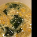 お料理るるちゃん's cooksnap of when they made 中華風コーン スープにほうれん草を入れて.