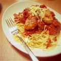ｎａｃｏ∞'s cooksnap of when they made 鶏手羽元♥︎グリルトマトソースのパスタ.