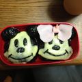 haruphoo's cooksnap of when they made キャラ弁　簡単！ミニーちゃんおにぎり.
