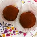kaori5548's cooksnap of when they made レンジで簡単*生チョコ大福*.