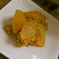 mokun's cooksnap of when they made スパイシー☆大根のカレーそぼろあんかけ.