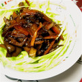 rainha's cooksnap of when they made 舞茸と人参の甘辛炒め 柚子胡椒風味。.