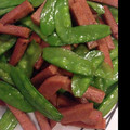 野っこ's cooksnap of when they made ＳＰＡＭとスナップエンドウのオイマヨ炒め.