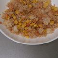 そらおのえくぼ's cooksnap of when they made 子供用☆コーンとシャケ炒飯.