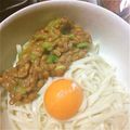 おたかの嫁's cooksnap of when they made 釜揚げ納豆うどん.