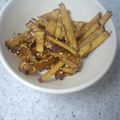 momosuit's cooksnap of when they made さつまいものきんぴら♪♪.
