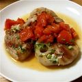 もり公's cooksnap of when they made 蓮根の豚バラ巻き★さっぱりトマト風味.