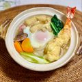 コムギ大好き's cooksnap of when they made 鍋焼きうどん.