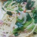 Rミルフィーユ's cooksnap of when they made 食感も楽しい♪ほうれん草のペペロンチーノ.