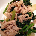 いのひー's cooksnap of when they made 豚肉 と ほうれん草 のバター醤油♪炒め.
