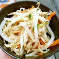 melon75's cooksnap of when they made ポン酢で作るもやしとささみの中華サラダ.