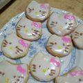 カピバラまんじゅ's cooksnap of when they made プレゼントに★キティのアイシングクッキー.