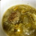 Linlinママ's cooksnap of when they made ☆和風コンソメ☆食べるハンバーグスープ☆.