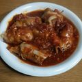 いぬくろ's cooksnap of when they made 余ったトマト缶で秋ナスとキノコの豚肉巻き.