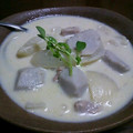 おけまろ's cooksnap of when they made 鶏もも肉と里芋のとろっとろ豆乳スープ.