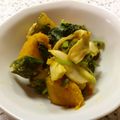 春風桃之介's cooksnap of when they made ☆ほうれん草と南瓜のにんにく醤油炒め☆.