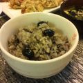 ちゃことゆうな's cooksnap of when they made モチモチ★黒豆、黒ゴマ、黒米のおこわ.