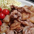 ちぃ410's cooksnap of when they made 豚肉＆大根☆焦がしバター醤油炒め.