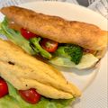 babibabi7's cooksnap of when they made おからパウダーdeピタパン風サンドイッチ.