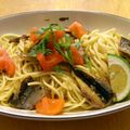 ちせ1212's cooksnap of when they made 秋刀魚のパスタ　わたソース.