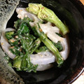 あかぷり's cooksnap of when they made ☆菜花と蓮根のごまマヨ和え☆.