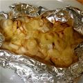 黒犬のミケ's cooksnap of when they made 白葱とエリンギのチーズ焼。味噌ソース.