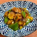 島子☆'s cooksnap of when they made かぼちゃとナスの甘酢じょうゆ.