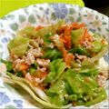 にーーーな's cooksnap of when they made ヘルシー♪レタスと鶏挽肉炒め.