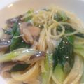 苦楽園マダム's cooksnap of when they made いろいろキノコと九条ネギの豆乳パスタ.
