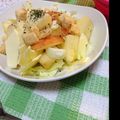 うみのらあこ's cooksnap of when they made クリスマスディナー＊林檎とチーズのサラダ.