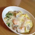 そーまま12's cooksnap of when they made ❁豆乳で…えびと白菜のクリーム煮❁.