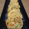 sonnenkind's cooksnap of when they made お弁当に☆えびネギの彩卵焼き☆.