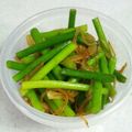 ウタマ's cooksnap of when they made にんにくの芽炒め.