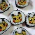 ェまま's cooksnap of when they made ピカチュウの恵方巻き.