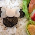 こちょぼーる's cooksnap of when they made 簡単♪詰めご飯でミニーちゃん〈キャラ弁〉.