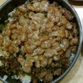 ワンダコヌ's cooksnap of when they made 夜にもイケます！スタミナ納豆.