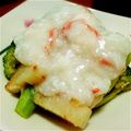 ゆぅさま's cooksnap of when they made 蟹カマ餡で☆ブロッコリーと長芋の炒め物.